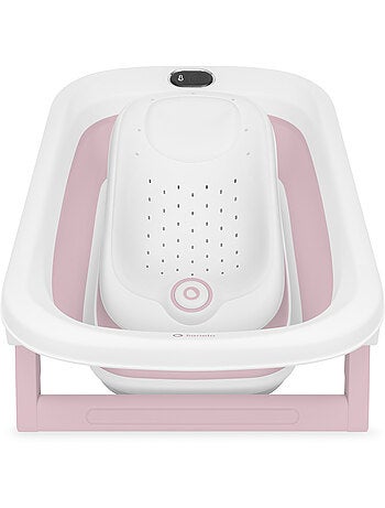 Bañera plegable para bebé lionelo babybubble con termómetro - 2 alturas ajustables