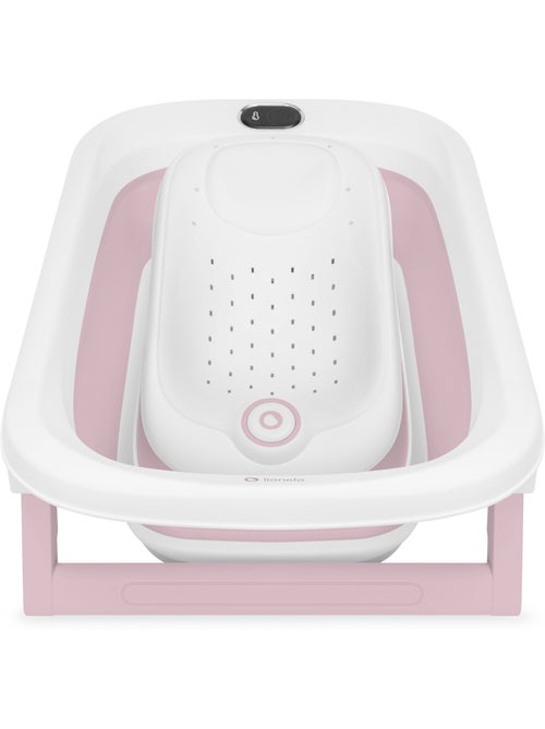 Bañera plegable para bebé lionelo babybubble con termómetro - 2 alturas ajustables - Kiabi Bañera plegable para bebé lionelo babybubble con termómetro - 2 alturas ajustables - Kiabi
