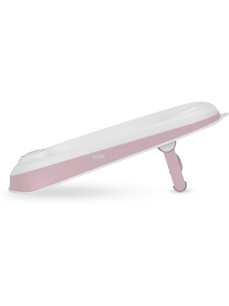 Bañera plegable para bebé lionelo babybubble con termómetro - 2 alturas ajustables Rosa - Kiabi