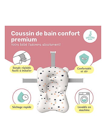 Bañera plegable para bebés - Termómetro y cojín incluidos - BEAR | SUPERBE BEBE