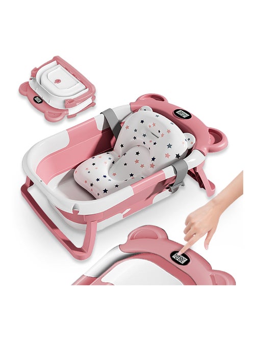 Bañera plegable para bebés - Termómetro y cojín incluidos - BEAR | SUPERBE BEBE - Kiabi
