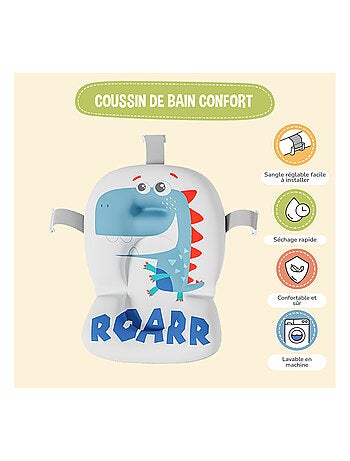 Bañera plegable para bebés - Termómetro y cojín incluidos - DINO | SUPERBE BEBE