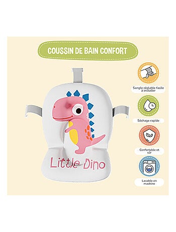 Bañera plegable para bebés - Termómetro y cojín incluidos - DINO | SUPERBE BEBE