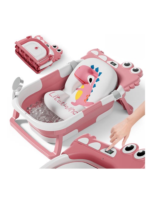 Bañera plegable para bebés - Termómetro y cojín incluidos - DINO | SUPERBE BEBE - Kiabi