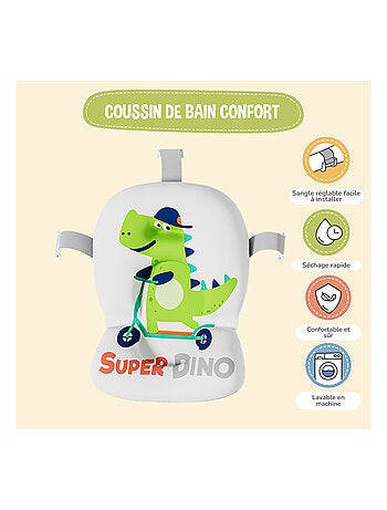 Bañera plegable para bebés - Termómetro y cojín incluidos - DINO | SUPERBE BEBE
