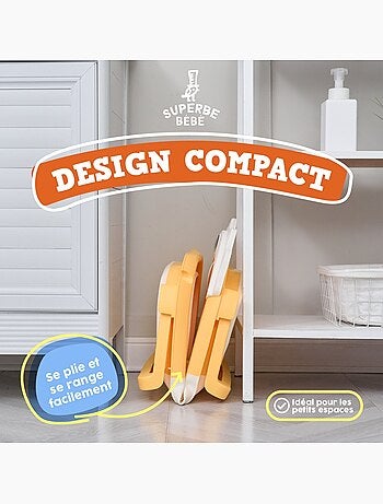 Bañera plegable para bebés - Termómetro y cojín incluidos - LION | SUPERBE BEBE