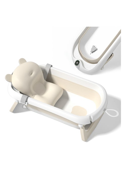 Bañera plegable para bebés - Termómetro y cojín incluidos | SUPERBE BEBE - Kiabi Bañera plegable para bebés - Termómetro y cojín incluidos | SUPERBE BEBE - Kiabi
