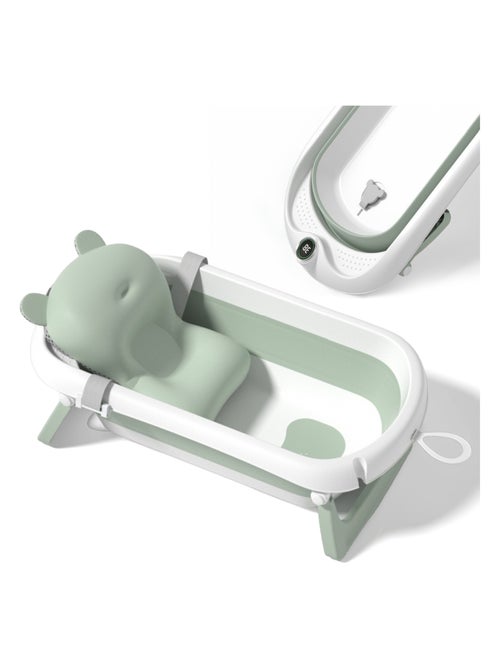 Bañera plegable para bebés - Termómetro y cojín incluidos | SUPERBE BEBE - Kiabi