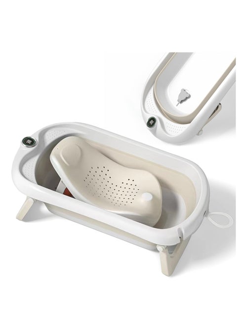 Bañera plegable para bebés - Termómetro y hamaca incluidos | SUPERBE BEBE - Kiabi