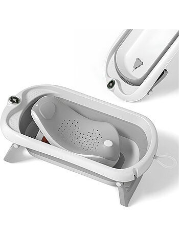 Bañera plegable para bebés - Termómetro y hamaca incluidos | SUPERBE BEBE