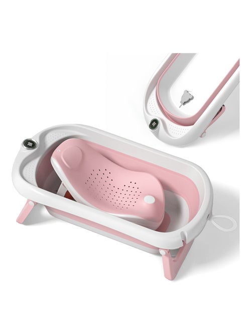 Bañera plegable para bebés - Termómetro y hamaca incluidos | SUPERBE BEBE - Kiabi