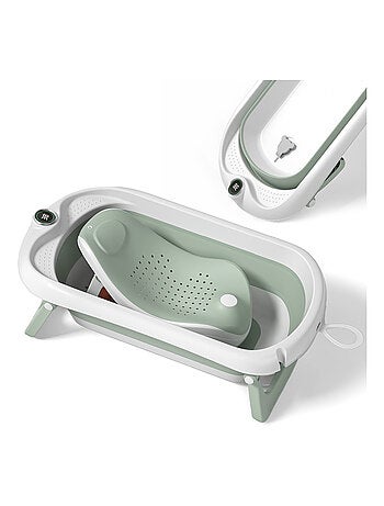 Bañera plegable para bebés - Termómetro y hamaca incluidos | SUPERBE BEBE