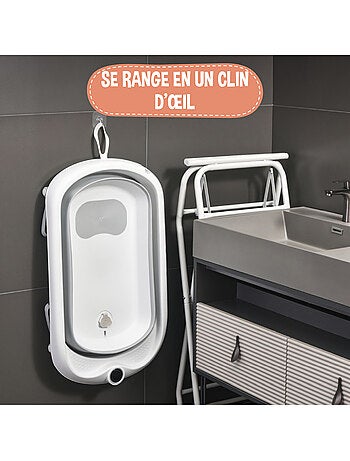 Bañera plegable para bebés con soporte - Kit completo | SUPERBE BEBE