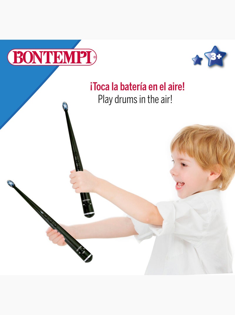 Baquetas eléctricas de juguete c/luz y sonido bontempi N/D - Kiabi