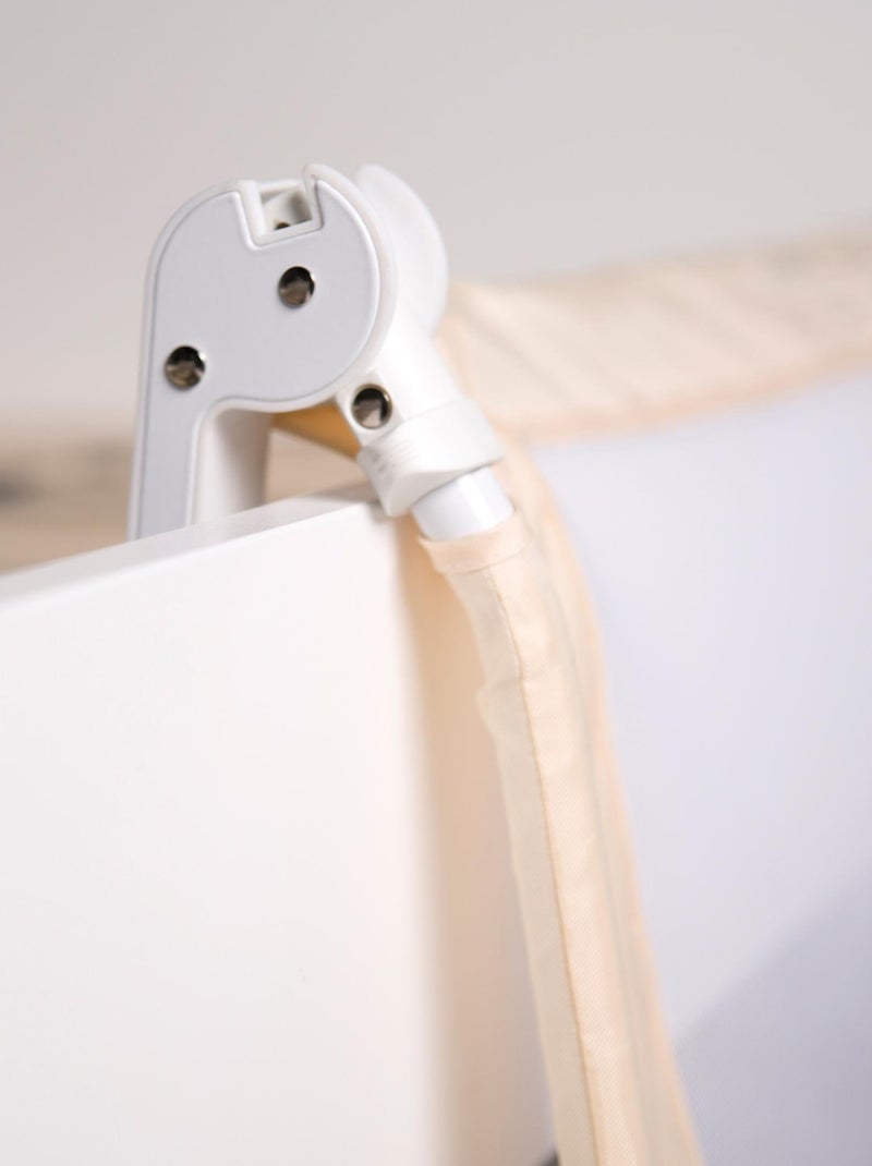 Barandilla abatible para cama infantil - Protección anticaída 'Roba klipp-klapp' Blanco Beige - Kiabi