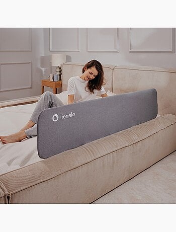 Barandilla de cama LIONELO Lora - Plegable - Protección anticaídas - Bolsa incluida