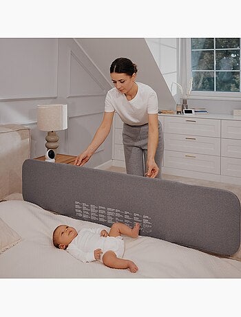 Barandilla de cama LIONELO Lora - Plegable - Protección anticaídas - Bolsa incluida