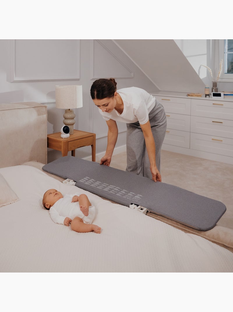 Barandilla de cama LIONELO Lora - Plegable - Protección anticaídas - Bolsa incluida Gris - Kiabi