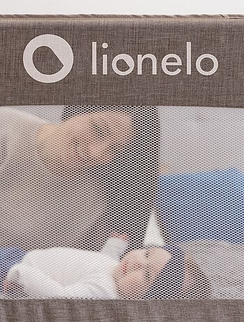 Barandilla de cuna LIONELO Eva - 150 cm - Protección anticaídas - Malla transpirable plegable