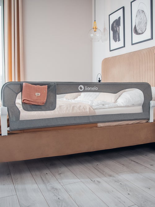 Barandilla de cuna LIONELO Eva - 150 cm - Protección anticaídas - Malla transpirable plegable - Kiabi
