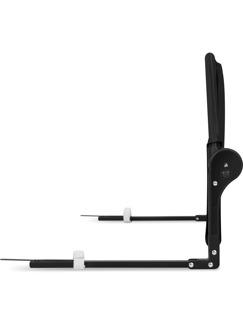Barandilla de cuna LIONELO Eva - 150 cm - Protección anticaídas - Malla transpirable plegable Negro - Kiabi