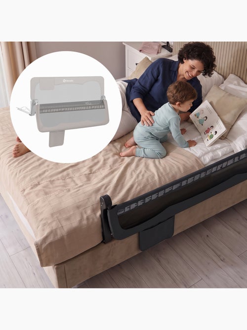 Barandilla de cuna LIONELO Hanna - 150x66cm - Plegable - Protección anticaídas - Malla transpirable - Kiabi Barandilla de cuna LIONELO Hanna - 150x66cm - Plegable - Protección anticaídas - Malla transpirable - Kiabi