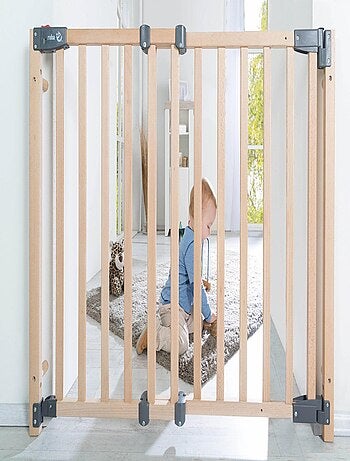 Barandilla de seguridad en madera maciza - puerta de cierre magnético 'Roba Safety Up'