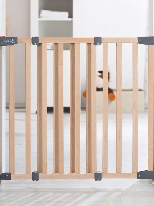 Barandilla de seguridad en madera maciza - puerta de cierre magnético 'Roba Safety Up' - Kiabi