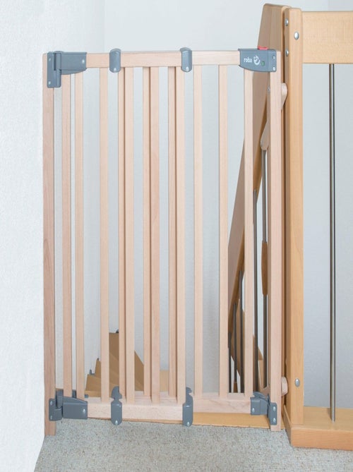Barandilla de seguridad para escaleras en madera maciza con puerta 'Roba Safety Up' - Kiabi