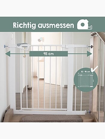 Barandilla de seguridad para puerta y escalera minimalista easySafe+ Roba
