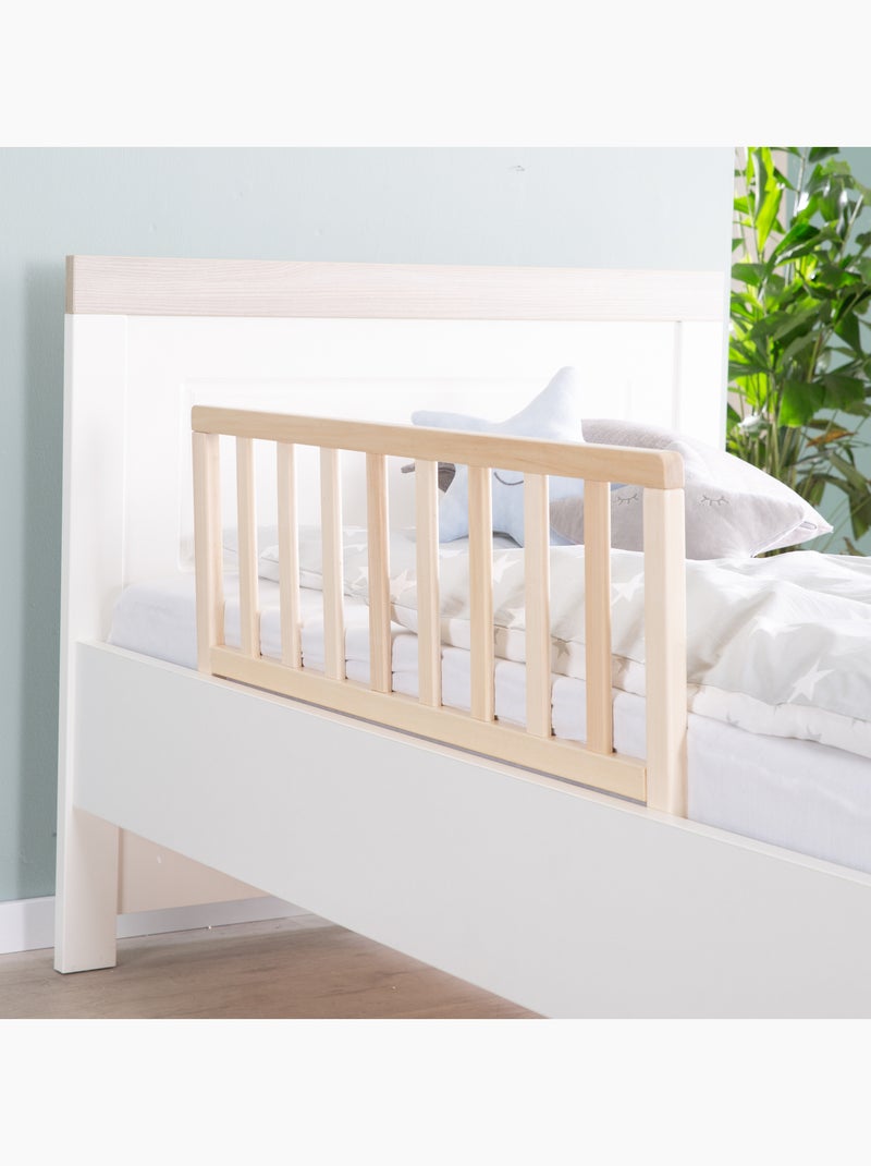 Barandilla para cama infantil en madera maciza - Protección anticaída 'Roba' Madera natural - Kiabi
