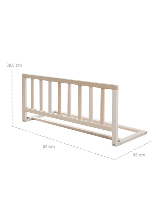 Barandilla para cama infantil en madera maciza - Protección anticaída 'Roba' - Kiabi