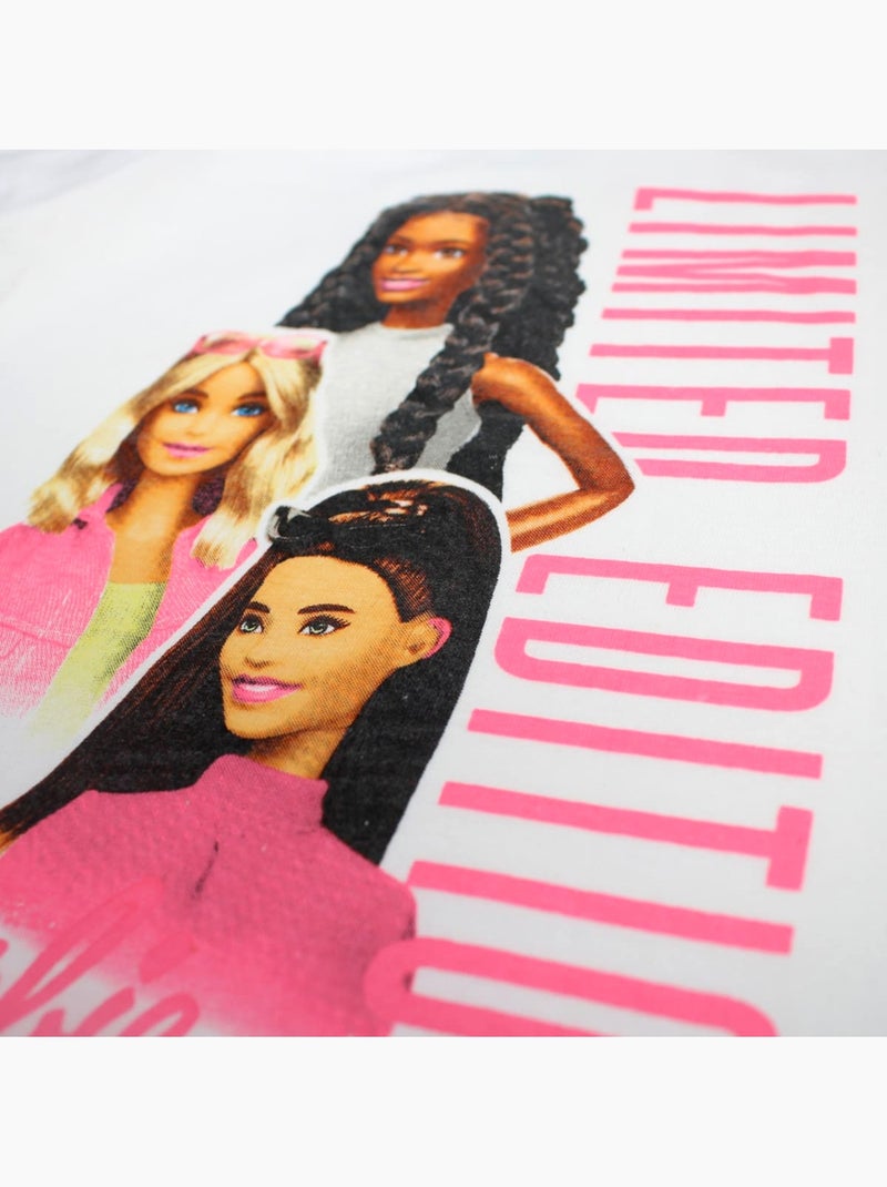 Barbie - Camiseta manga corta niña Blanco - Kiabi