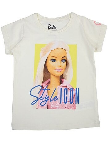 Barbie - Camiseta manga corta niña