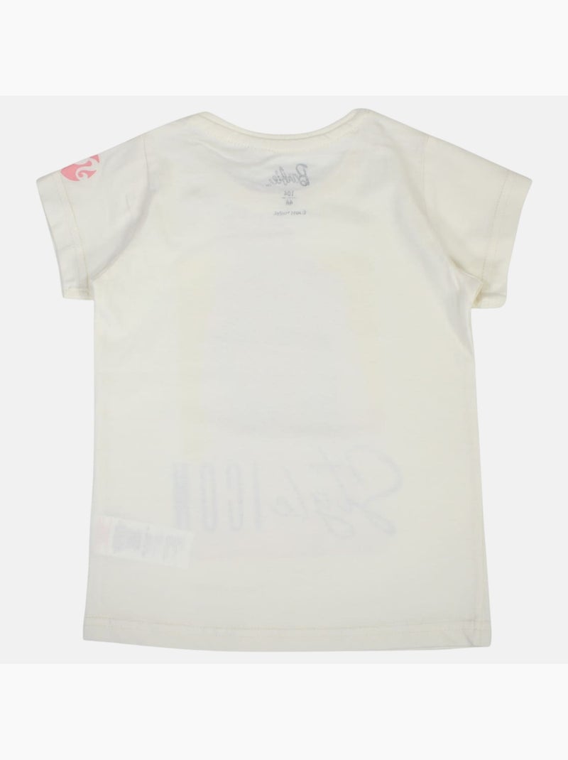 Barbie - Camiseta manga corta niña Blanco - Kiabi