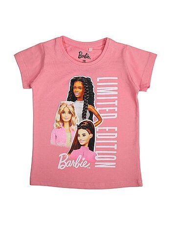 Barbie - Camiseta manga corta niña