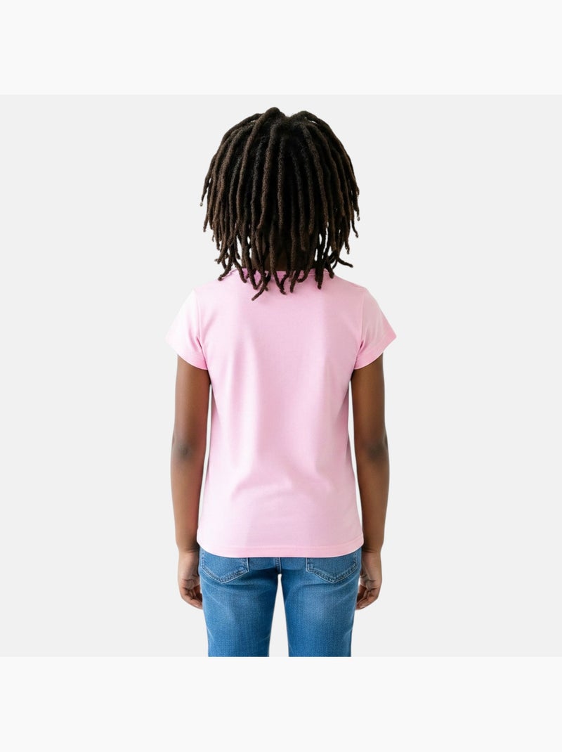 Barbie - Camiseta Rosa claro - Kiabi