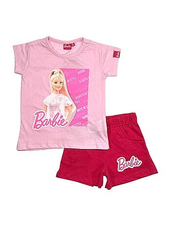 Barbie - Conjunto camiseta y short