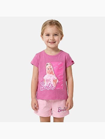 Barbie - conjunto camiseta y short