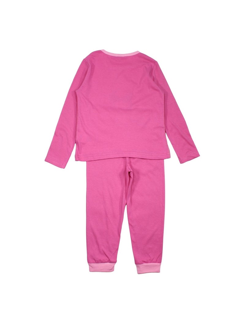 Barbie - Pijama de algodón para niña Rosa fucsia - Kiabi