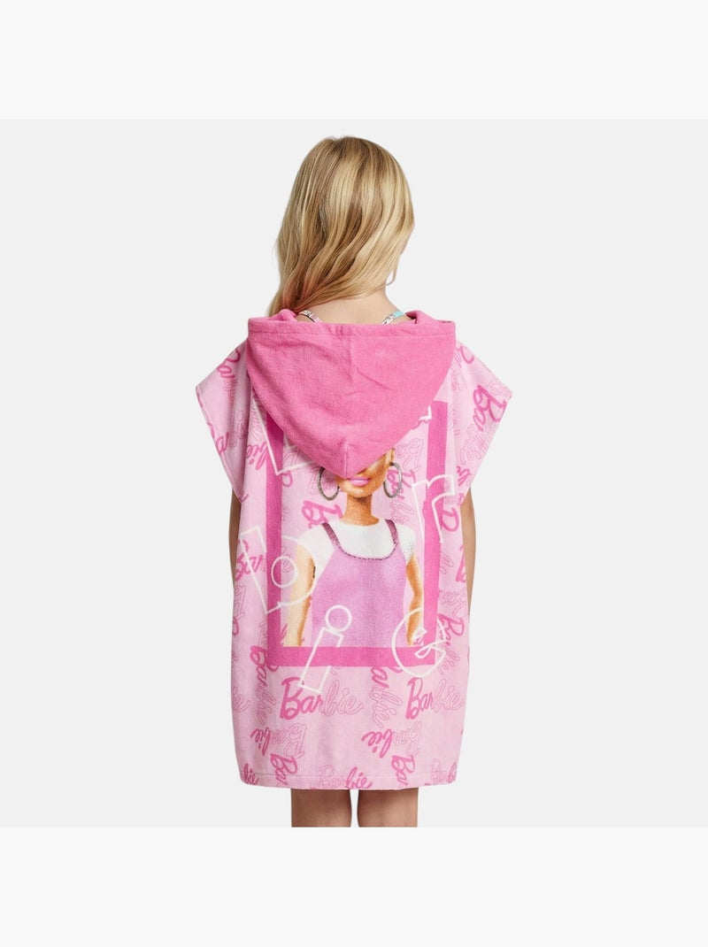 Barbie - Poncho niña Rosa - Kiabi