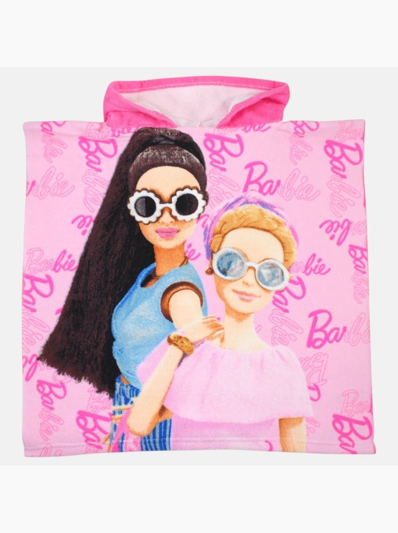 Barbie - Poncho niña Rosa - Kiabi