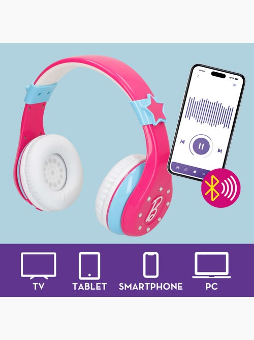 Barbie auriculares infantiles c/bluetooth - Kiabi