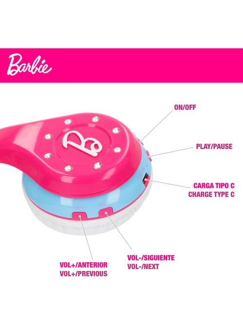 Barbie auriculares infantiles c/bluetooth - Kiabi