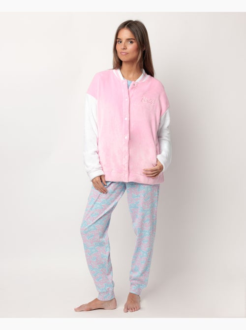 BARBIE Bata Manga Larga Calentita Dream Barbie para Mujer - Kiabi BARBIE Bata Manga Larga Calentita Dream Barbie para Mujer - Kiabi
