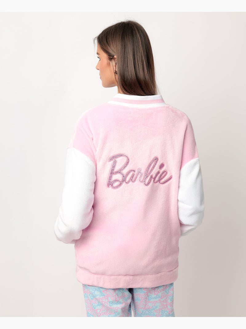 BARBIE Bata Manga Larga Calentita Dream Barbie para Mujer Rosa - Kiabi