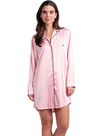 BARBIE Camisola Manga Larga Abierta Satinada Elegant Barbie para Mujer