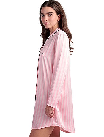 BARBIE Camisola Manga Larga Abierta Satinada Elegant Barbie para Mujer