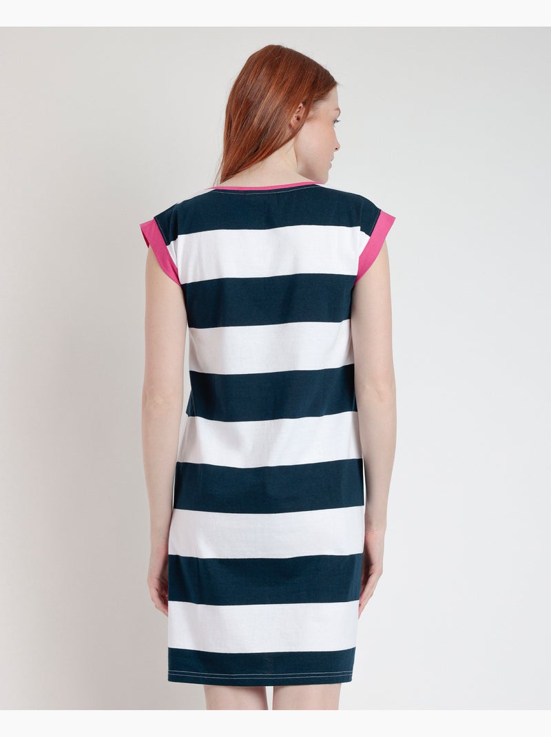 BARBIE Camisola Sin Mangas Barbie Stripes para Mujer Azul marino - Kiabi