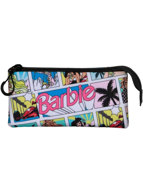 Barbie Comic Estuche Portatodo Triple, Multicolor - Kiabi Barbie Comic Estuche Portatodo Triple, Multicolor - Kiabi